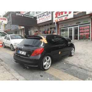 Fifty Tunning PEUGEOT 207 RC SPOİLER SPOYLER FİBER BOYASIZ