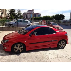 Fifty Tunning PEUGEOT 206  Uyumlu CC CABRİO YAN MARŞPİYEL Fiber Boyasız