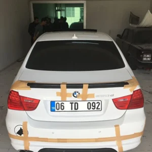 Fifty Tunning BMW E90 AC ARKA DİFÜZÖR  Fiber Boyasız