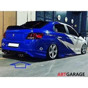 Bodykitartgarage Peugeot 301 Uyumlu (2013-2022) Arka Tampon Eki-fiberglass-boyasız