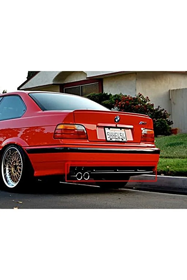 Genel Markalar BMW E36 M TAMPON DİFÜZÖR Fiber Boyasız Uyumlu